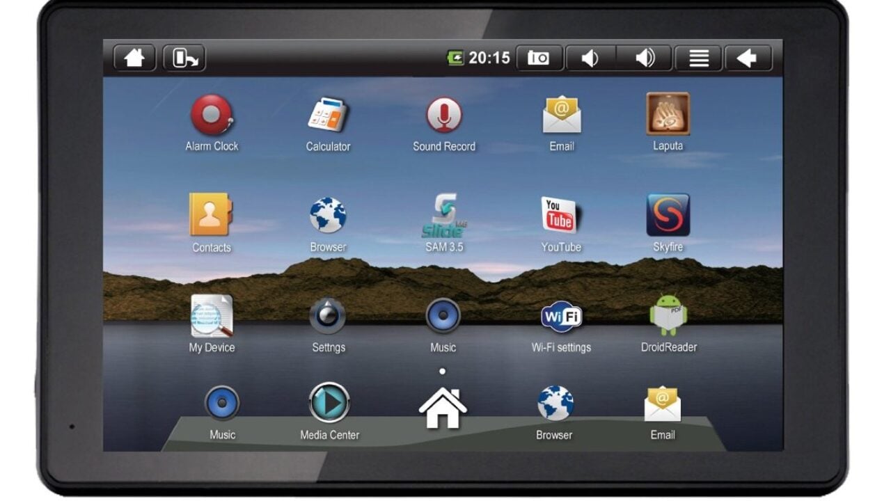 Tablet media center os vtplora