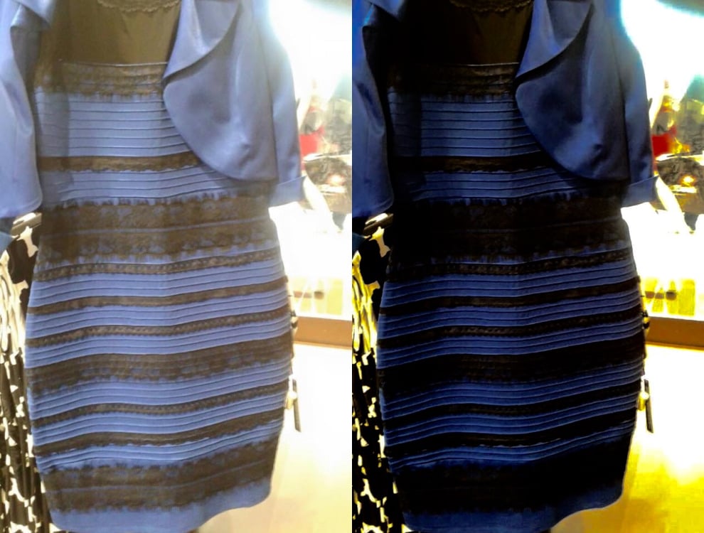 The white gold dress. or is it the blue black dress?