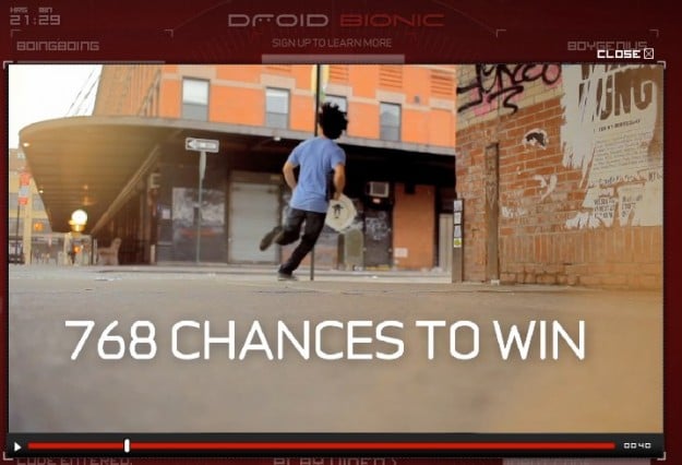 Win a Droid Bionic Win a Droid Bionic