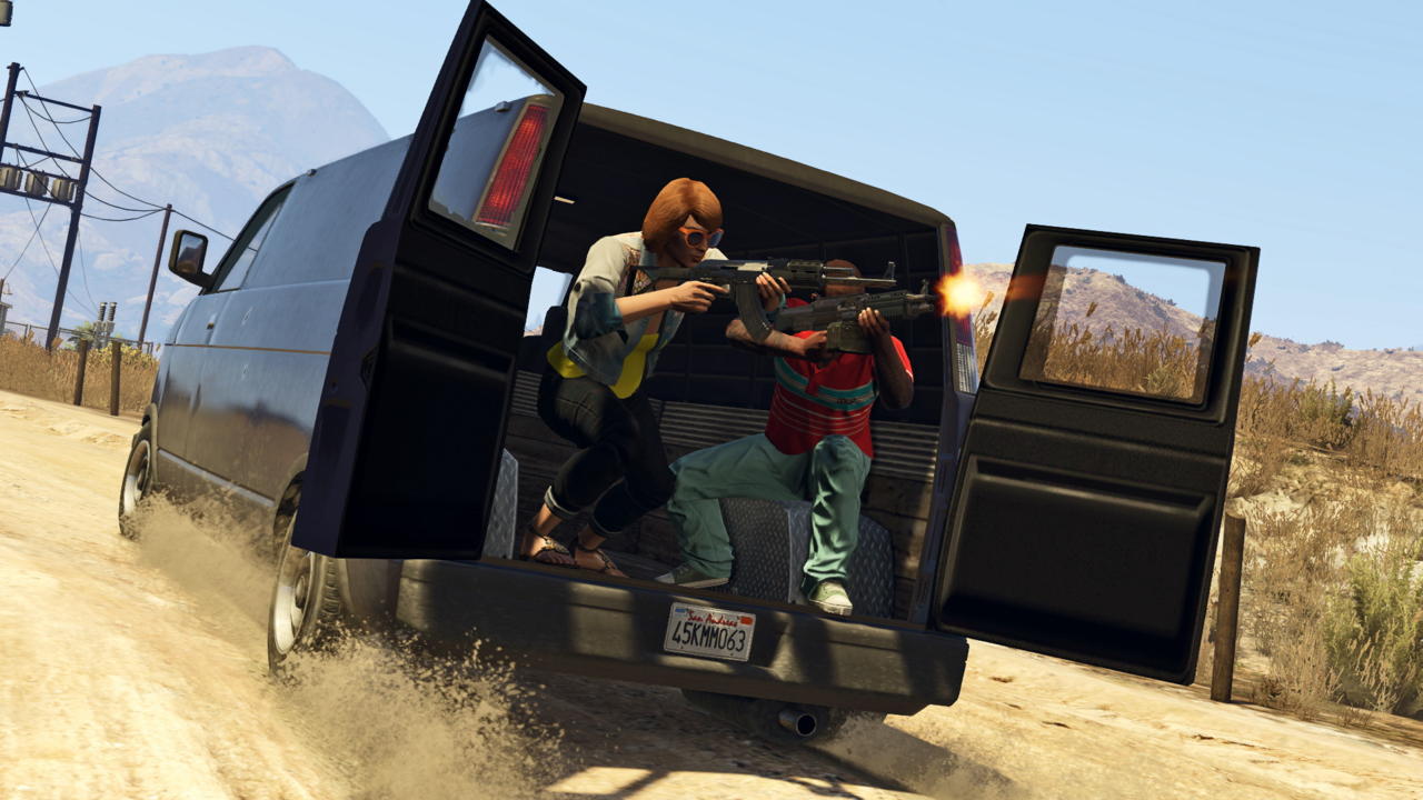 Xbox One and PS4 GTA 5 screenshots show upgraded graphics.