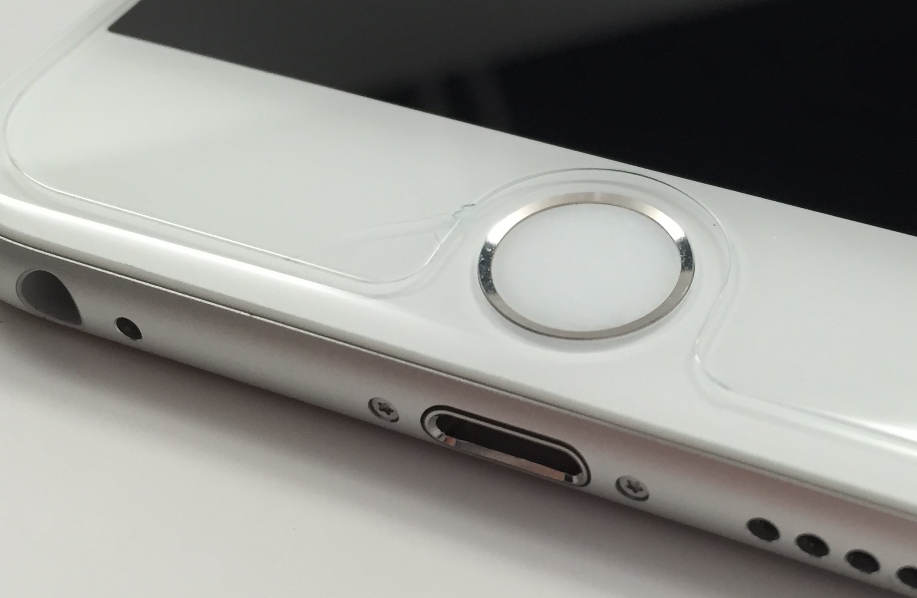 The Zagg InvisibleShield Glass screen protector took the damage instead of my iPhone 6 Plus.