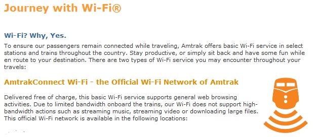 amtrakconnect wifi