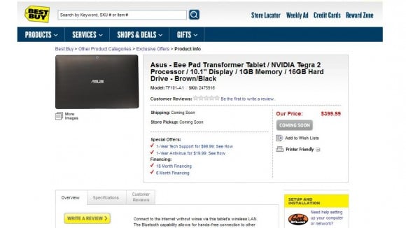 ASUS Eee Pad