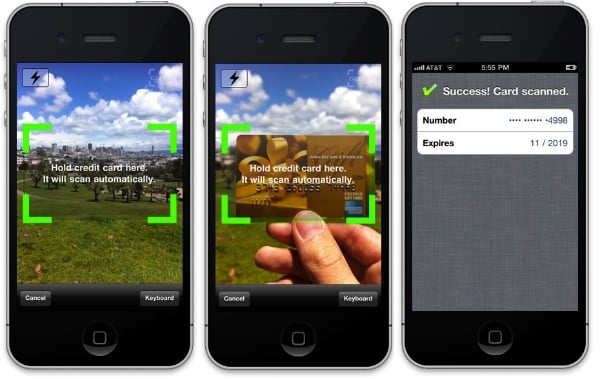 Scan Your Credit Card with an iPhone Scan Your Credit Card with an iPhone