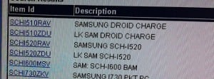 Samsung Droid Charge 