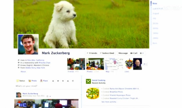Facebook Timeline profile