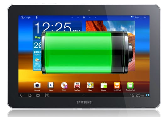 Samsung Galaxy Tab 10.1 Verizon Wireless 4G Battery Life