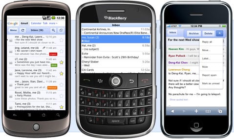 Gmail App for BlackBerry