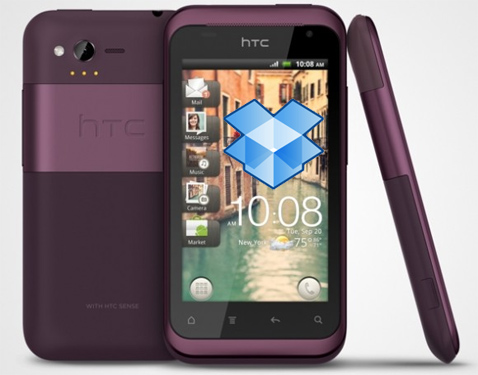 HTC Rhyme with Dropbox