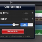 iMovie Clip Options iPad 2 Review