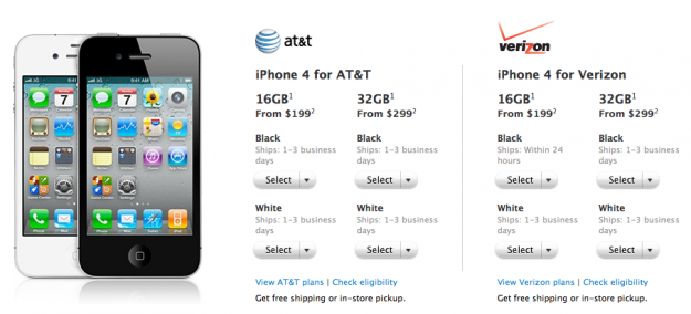 iPhone 4 ship times iPhone 4 ship times