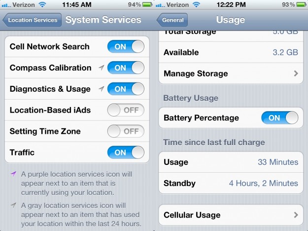 iPhone 4S Battery Life Fix
