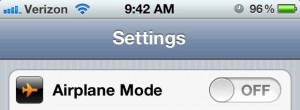 iPhone 4S Better Battery Life - Airplane Mode