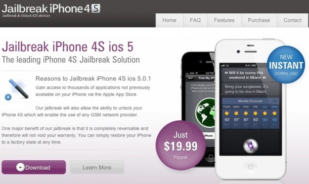 iPhone 4S Jailbreak ripoff iPhone 4S Jailbreak ripoff