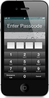 iPhone 4S passcode iPhone 4S passcode