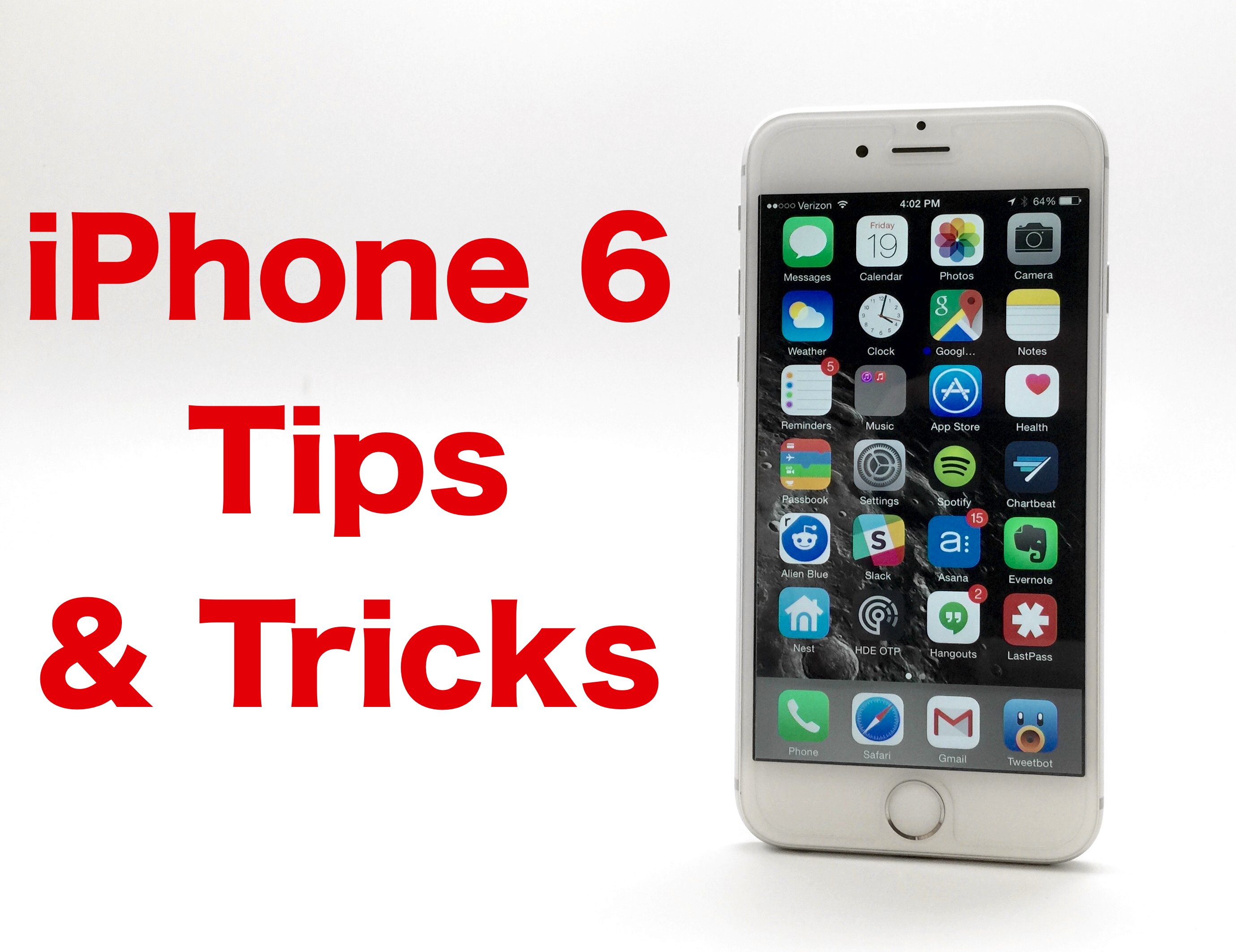 Master your new iPhone with these iPhone 6 tips & tricks.