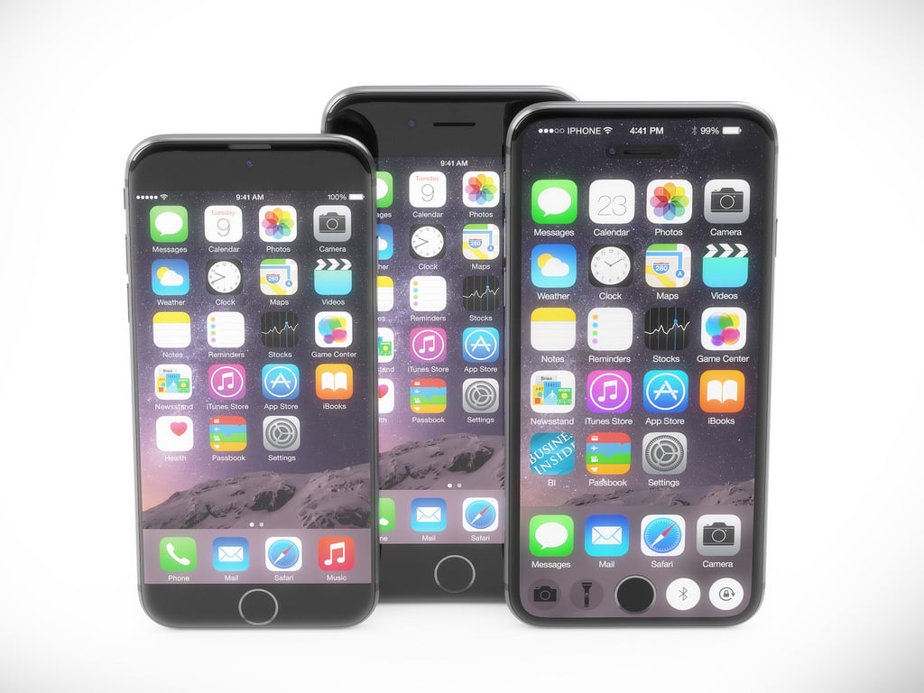 iPhone 7 concepts, including a smart display that changes based on the apps you are using.