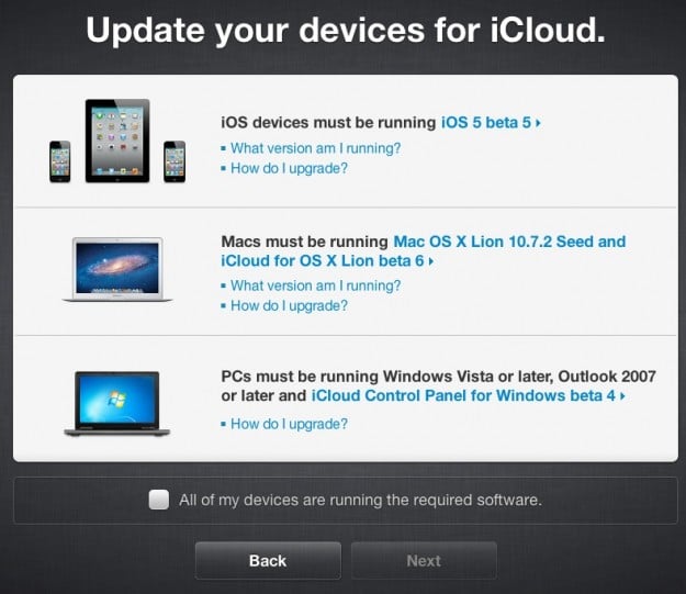 icloud_migr Requirements for MobileMe to iCloud migration