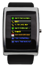 inPulse Blackberry watch