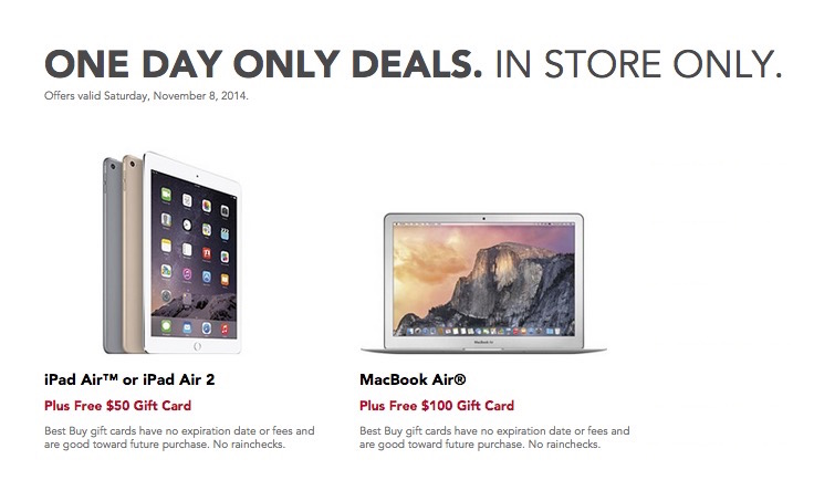 Score sweet iPad Air and iPad Air 2 deals at Best Buy.
