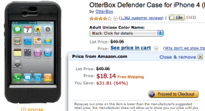 Amazon.com OtterBox Defender Case iPhone 4