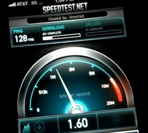 iPhone 4S 3G Speed test