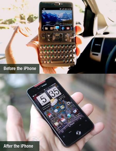 Android before the iPhone and After the iPhone