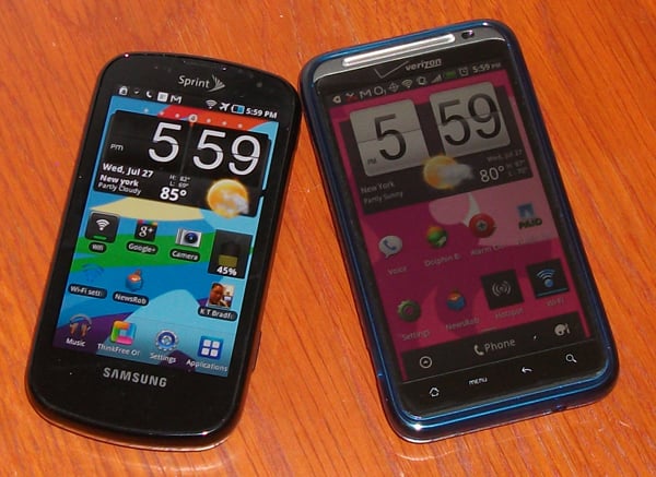 Samsung Epic 4G and HTC Thunderbolt
