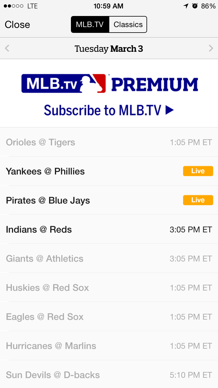 How to Watch MLB Spring Training Games Live