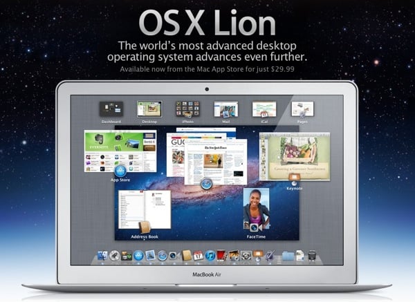 OS X 10.7 Lion Released