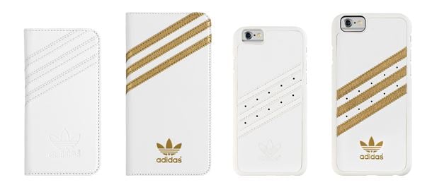 adidas iphone 6 plus case white gold