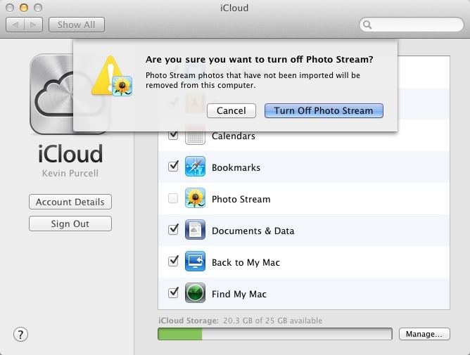 iCloud How to Disable Automatic Upload to Photo Stream