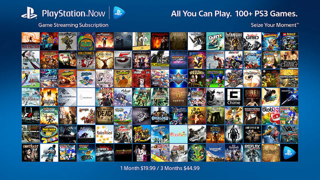 playstation now streamign service