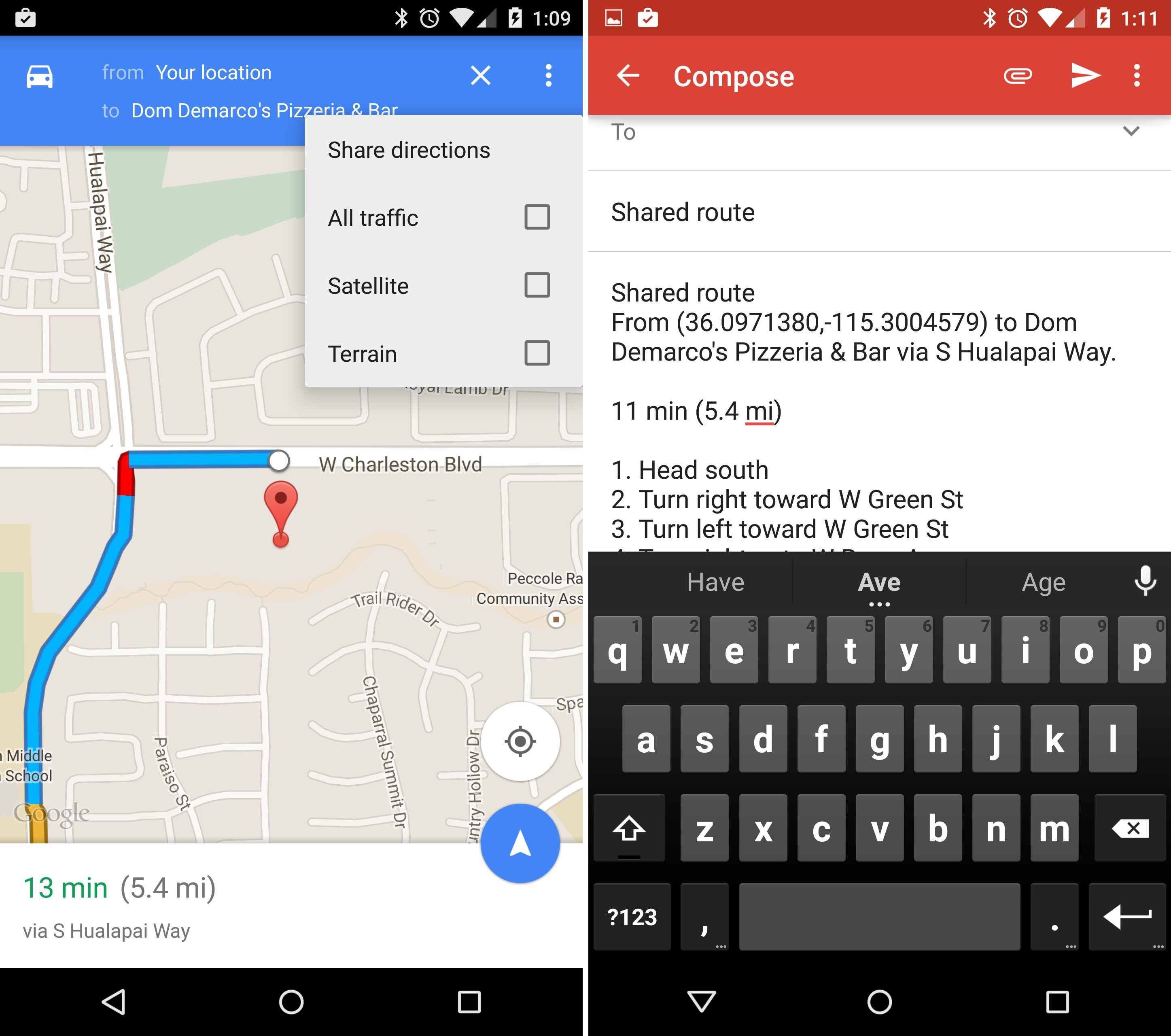 How to Share Directions With Google Maps