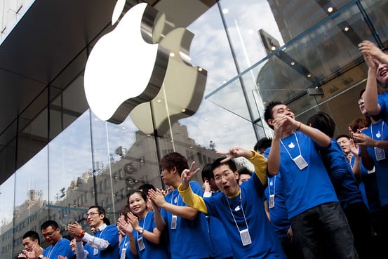 Apple Opens Massive Store in China in Time for iPhone 5 Launch Apple Store - Shanghai