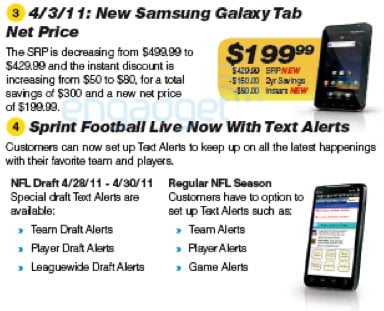 Sprint Samsung Galaxy Tab