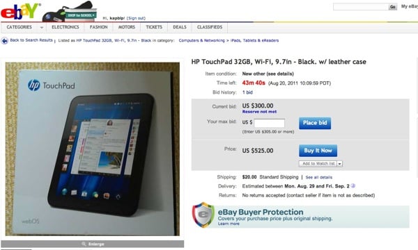 Touchpad on eBay