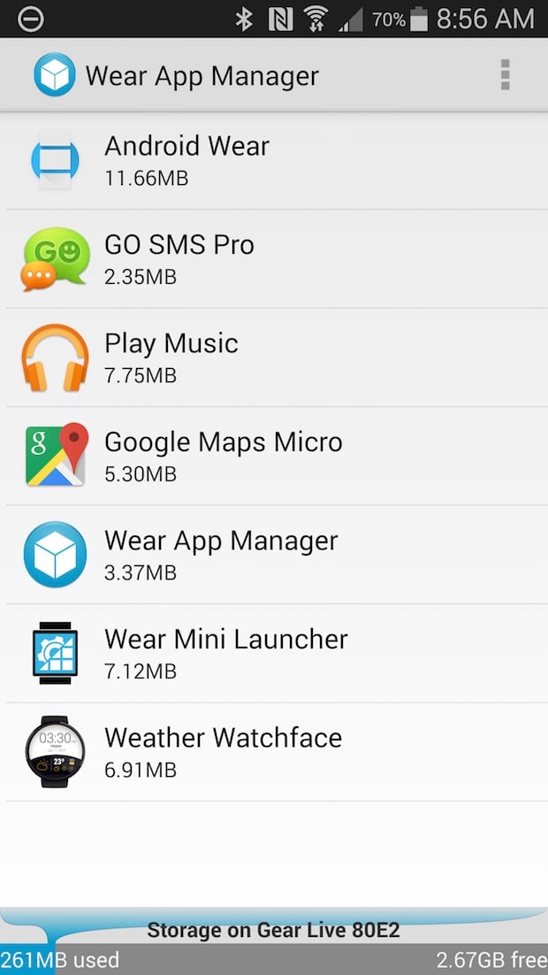 wear os app manager