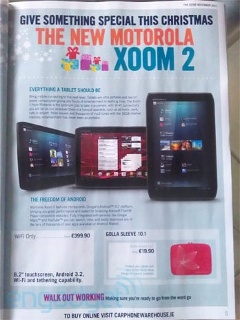 xoom 2 release date and price